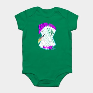 Scantron & the INTRAMURALS- pencil stress tour shirt Baby Bodysuit